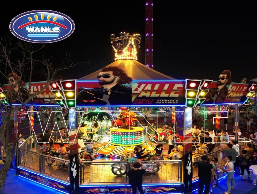 Motorfietsen Vermaakparkapparatuur Familie Indoor Play Centre Apparatuur 5,5 m