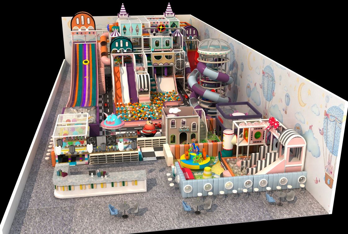 5 x 6m Indoor Naughty Fort Kinderen speeltuin Polypropyleen Veilig Volwassenen Indoor Entertainment Park