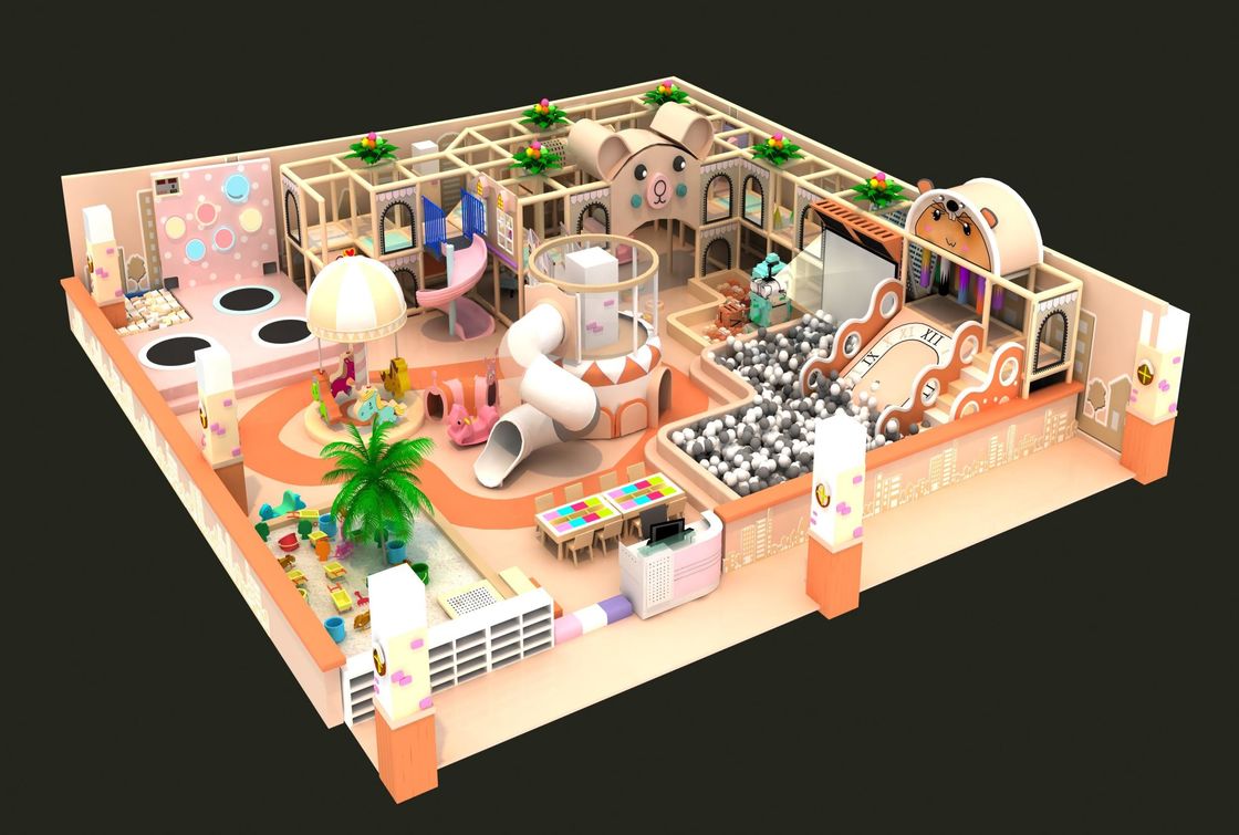 5 x 6m Indoor Naughty Fort Kinderen speeltuin Polypropyleen Veilig Volwassenen Indoor Entertainment Park