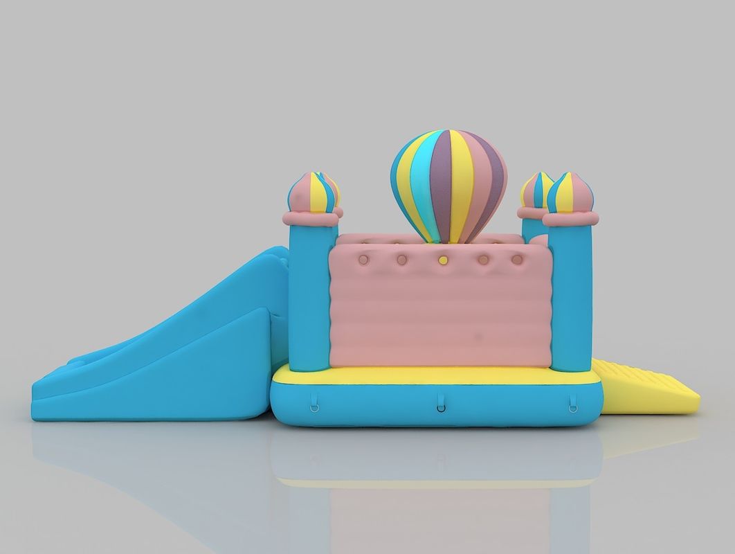 3 - 16 Jaar Oud Opblaasbaar Kasteel Warmluchtballon Thema Bounce House Bedrijf Met Blower