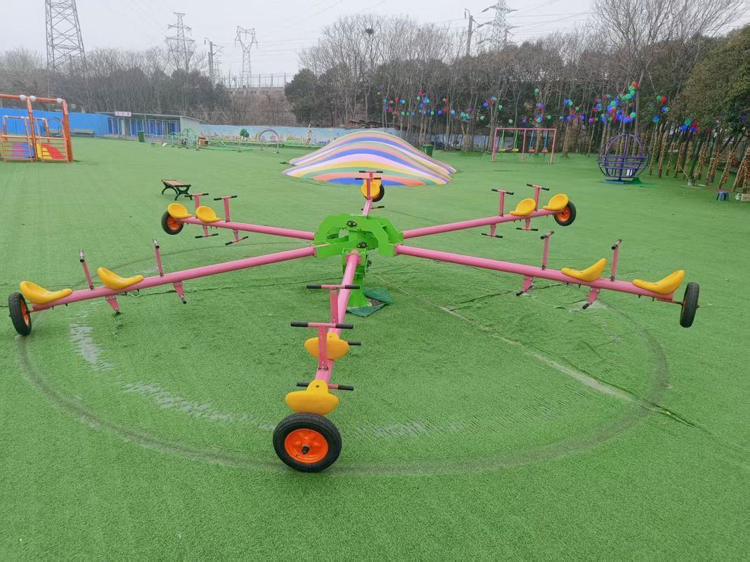 Onbehandelde Park Kinderen Multi-persoons Schommeltoestel Buitenspeeltuin Gegalvaniseerde Pijp Schommel