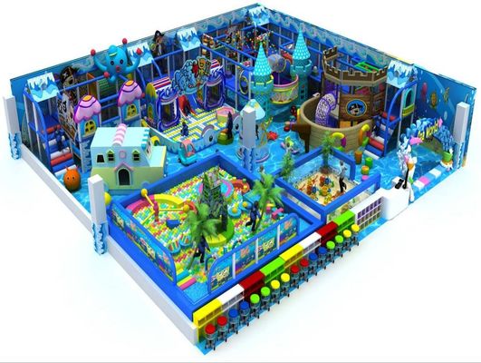 Seaworld-thema Baby Naughty Fort Indoor speeltuin Soft Play House Klein avontuurpark