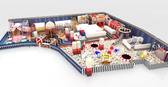 Sweet Spot Indoor Playhouse Equipment PVC Commerciële Indoor Playhouse Speelplaats Anti Cracking