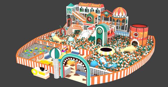 Kinderen zachte speeltuin apparatuur Veilig kleurrijk zachte commerciële speeltuinen