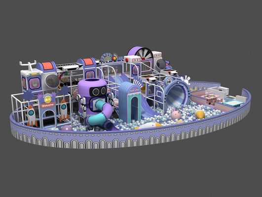 10 Kinderen Prinses kasteel thema Anti UV LLDPE Kinderen binnen pretpark