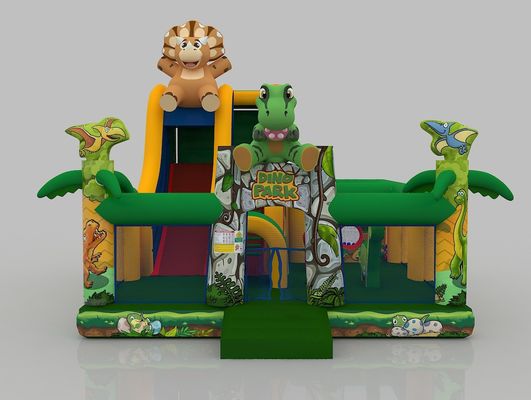 Dierenthema Indoor Bounce House Adventures Waterdicht opblaasbaar volwassen springkasteel