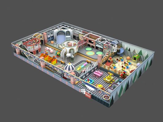 Kinderen'S zachte speeltoerusting Custom Indoor Commercial Playground Equipment