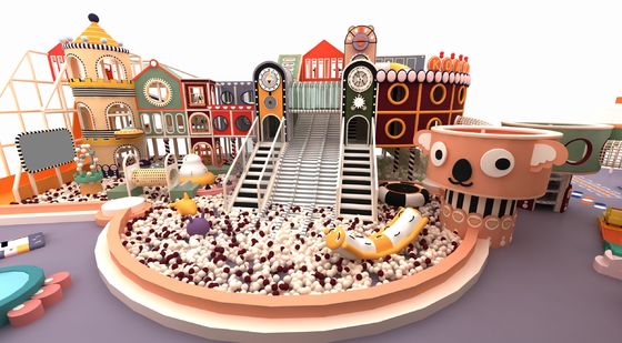 Gepersonaliseerd Play Center Kinderen Stoute Kasteel Grappig Indoor Playground Design