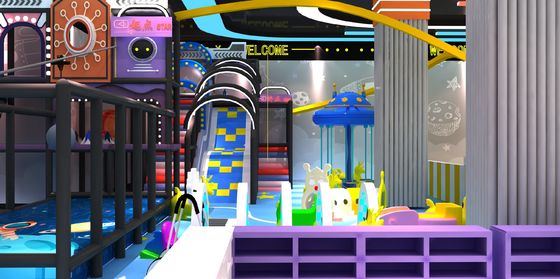 Kinderen Indoor Soft Amusement Playground Op maat gemaakt Indoor Playground voor het aanmoedigen van creativiteit en sociale vaardigheden