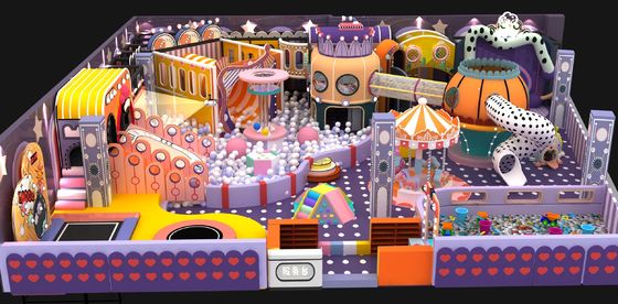 Premium Indoor Speelplaats Zacht Speelgoed Set Voor Kinderen Commerciële Kinderspeelplaats Met Stoute Kasteel En Glijbaan