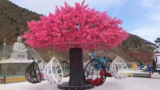 Hoge duurzaamheid Interactieve bloemboom swing speeltuintuitrusting