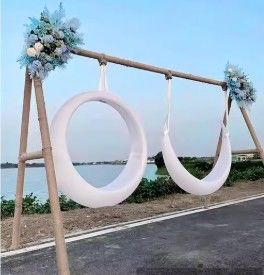 Tuin Maan Swing Veilig Veilig Constructie Aanpasbaar Met Logo